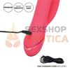 California Dreaming Vibrador con estimulador de clitoris y carga USB